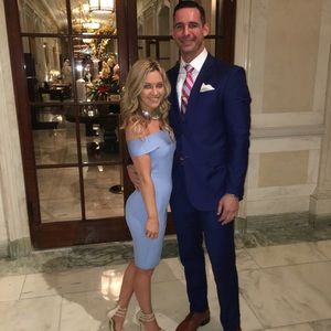 Pale Blue Guess dress